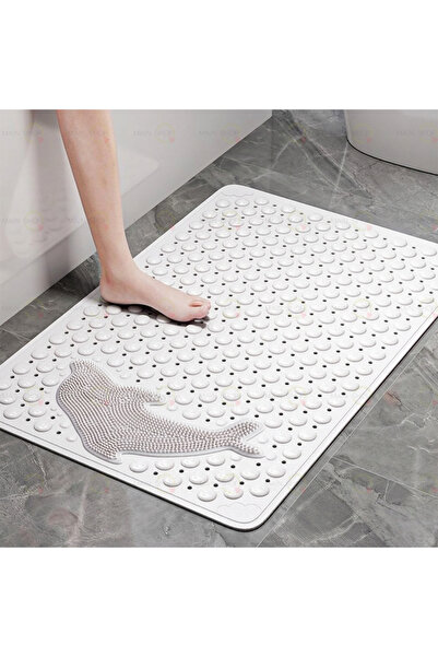 MAİN SHOP 1 Piece of Anti-Slip Mat for Bathroom and Shower with Suction Cups,...