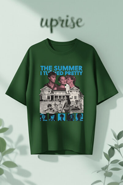 Vordevia Tricou supradimensionat din bumbac imprimat The Summer I Turned Pretty