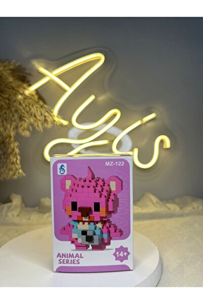 Oyuncaktoys Animal Series Pembe Karakter Bricks Lego