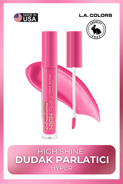L.A Colors High Shine Dudak Parlatıcı - Uzun Süre Kalıcı Kristal Işıltılı Lip...