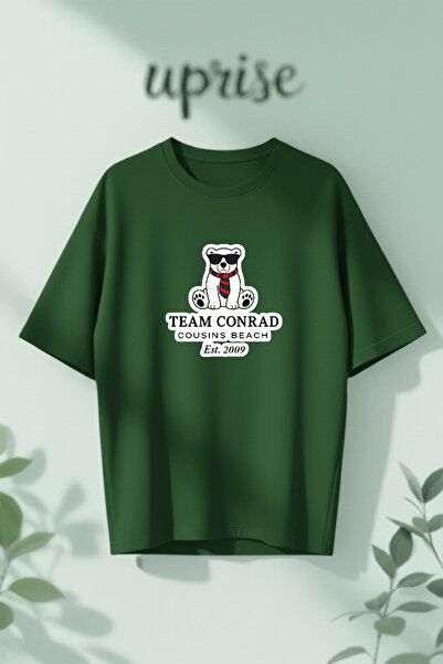 Vordevia Tricou supradimensionat din bumbac imprimat Team Conrad Fisher The S...