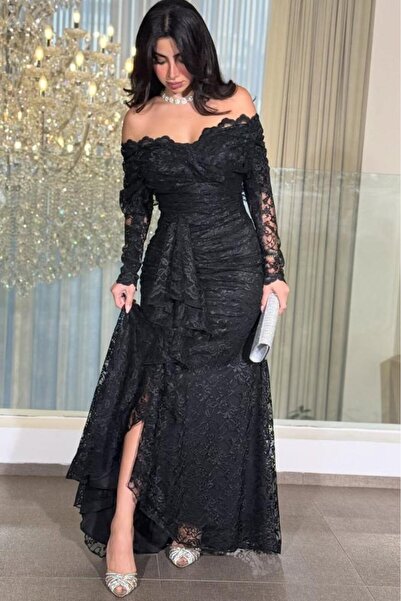 MANGONA فستان سهرة أوف شولدر