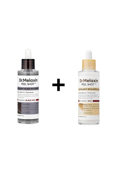 Dr.Melaxin Duo Dr. Melaxin Peel Shot - Black and White Rice Peeling Ampoules