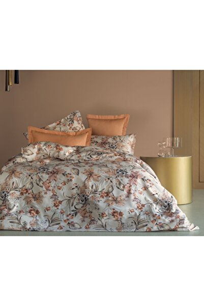 İssimo Home Alegra 210 TC (83 Tel) Dijital Pamuk Saten Çift Kişilik Nevresim ...