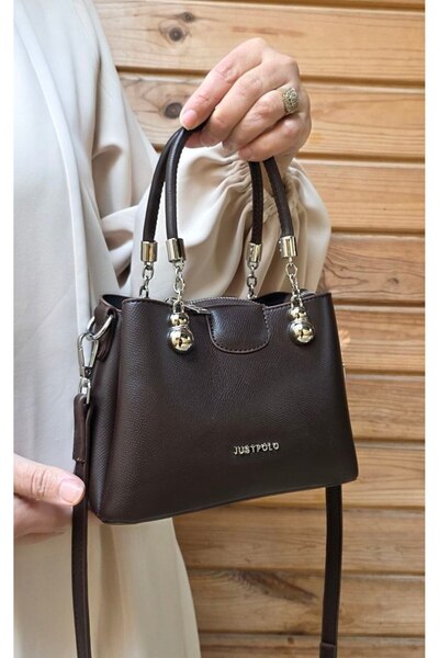 Just Polo Original Women's 4-Section Hand and Shoulder Bag (18X22 cm)