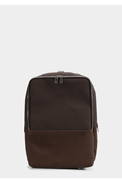 Provoq حقيبة ظهر رجالية باللون البني