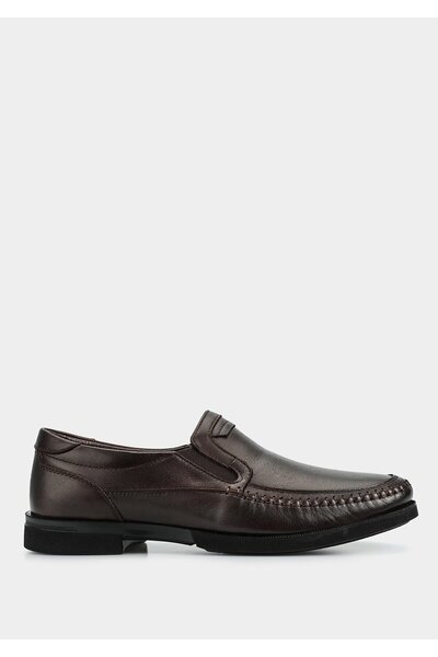 Eclipse Brown Leather Men's Shoes
