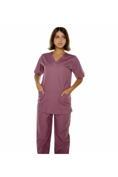EZARY Elegant Medical Uniform Scrub Ezari Muff Women's