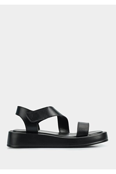 Provoq الصنادل المسطحة المرأة السوداء