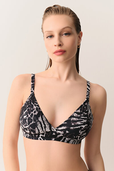 SUWEN Σαβάτινο Τριγωνικό Τοπ Μπικίνι