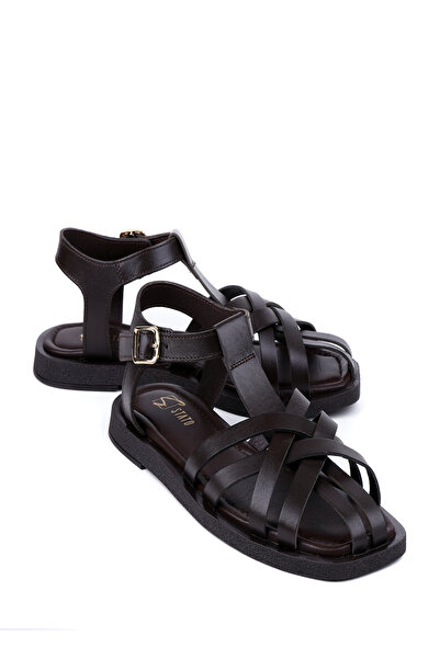 stato Γυναικεία σανδάλια Aria από γνήσιο δέρμα, καθημερινά άνετα και κομψά σχ...