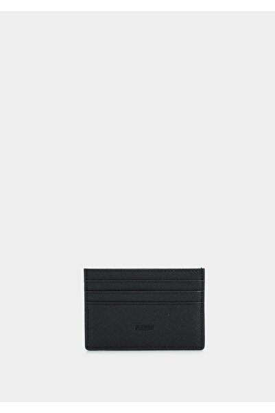 Provoq Black Ayd021 Black Leather Card Holder