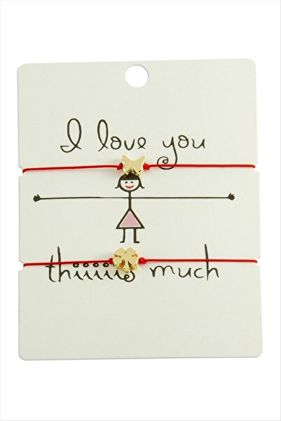 ZERO LAND سوار من خيوط الفراشة من NRZSNT عدد 2 قطعة (81202) - أحمر