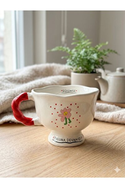 PALTO TASARIM ابتسِ، واجري على الطريق! كوب راقصة الباليه اللامع المطبوع يدويً...