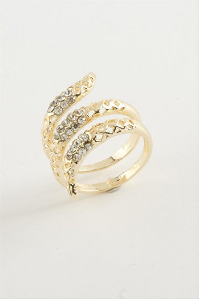 ZERO LAND Nrzsnt Snake Stone Ring (81425) - Yellow