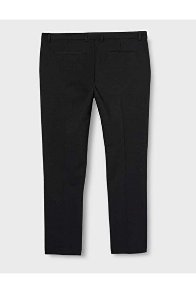 United Colors of Benetton Black Mixed Patterned Slim Fit Chino Pants Model Co...