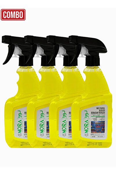 Nora Combo 4pcs N-252 Multi-Purpose Degreaser Spray 500ml Heavy Duty Grease R...