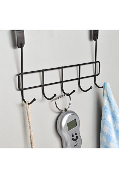 HT Home Organizers Coffee-colored carbon steel hook, no drilling or nails req...