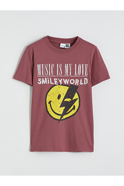 LC Waikiki Tricou de băiat imprimat Smileyworld