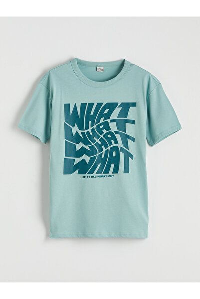 LC Waikiki Tricou de băieți cu guler rotund și imprimeu