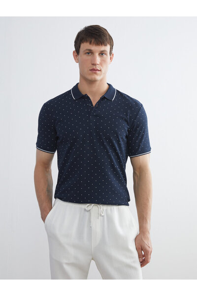 LC Waikiki Tricou bărbătesc cu guler polo, cu model, din pique