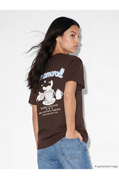 LC Waikiki Tricou de damă cu imprimeu Cinnamoroll
