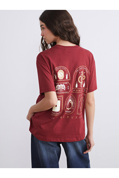 LC Waikiki Tricou de damă cu guler rotund și imprimeu Harry Potter