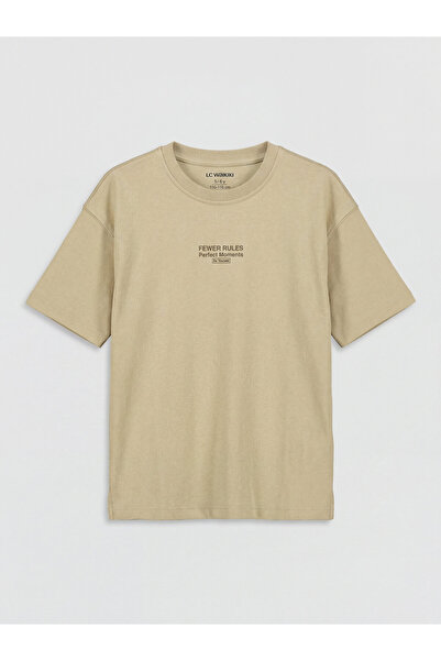 LC Waikiki Tricou de băieți cu guler rotund și imprimeu