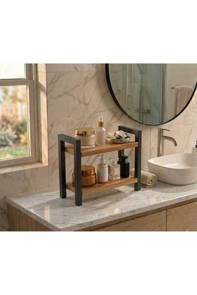 İYON LİFE رف متعدد الاستخدامات، منظم أدوات التجميل، حامل الكريمات، منظم الحما...