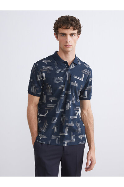 LC Waikiki Tricou bărbătesc cu guler polo, cu model, din pique