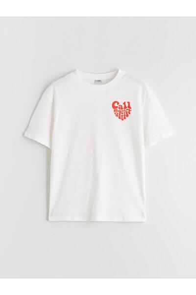 LC Waikiki Tricou de fete cu imprimeu NYC