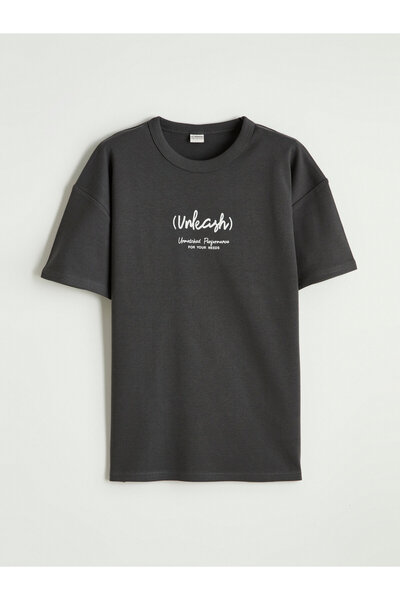 LC Waikiki Tricou de băieți cu guler rotund și imprimeu