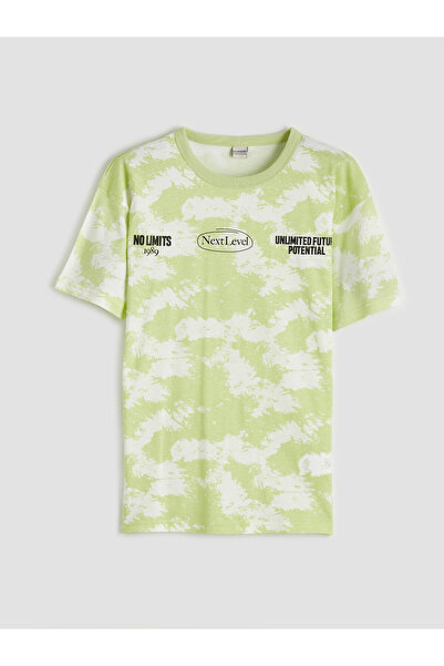 LC Waikiki Tricou bărbătesc cu guler rotund și imprimeu