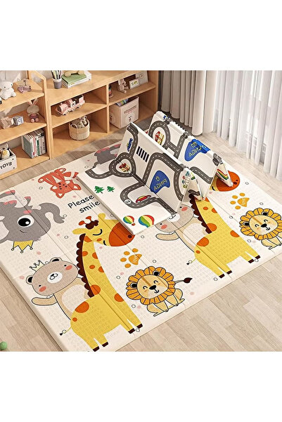 Beauenty سجادة لعب للأطفال 200 * 180 * 1 سم مقاومة للماء