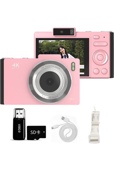 Generic Digital Camera,Autofocus 4K Vlogging Camera, 16X Zoom ,32GB Anti-Shak...