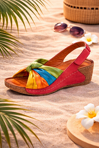 İNZE AYAKKABI Genuine Leather Sandals Model Name: Nerina