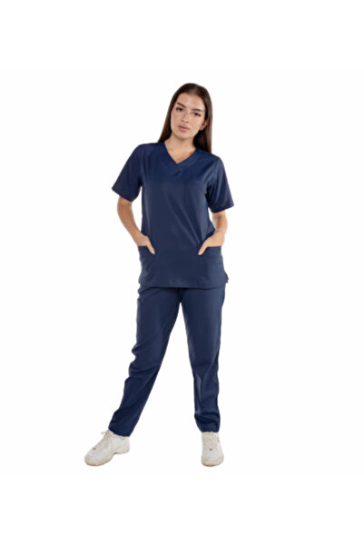 Ridaey زي طبي سكراب ردائي كحلي نسائي