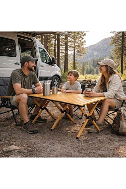 Glow Goods Πτυσσόμενο τραπέζι κάμπινγκ με σκελετό αλουμινίου