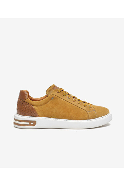 Greyder Erkek Hardal Hakiki Deri Sneaker Ayakkabı 6Y1SA14811