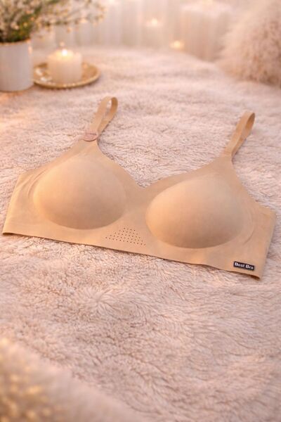 Bellaviera Underwear Seamless Bra Light | Lazer Kesim Dikişsiz Balensiz Kadın...