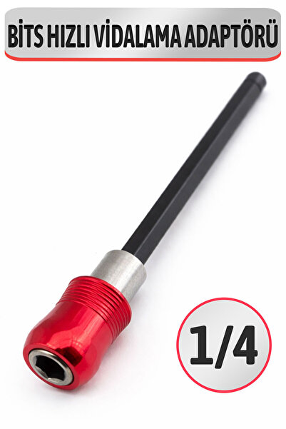 Badem10 Bits Hızlı Vidalama Adaptörü 1/4 Profesyonel Manyetik Uç Tutucu Matka...