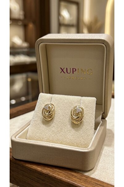 İNN JEWELLERY أقراط Xuping غير مشوهة ومضادة للحساسية من الزركونيوم (ضمان المس...