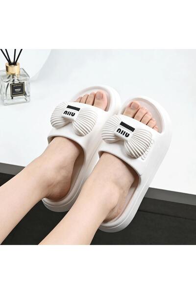 Tmall Papuci de damă, spumă, PD1098, alb