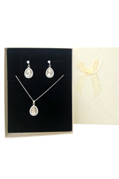 velve Σετ γυναικείων κοσμημάτων Feeling Classic Drop από ανοξείδωτο ατσάλι με...