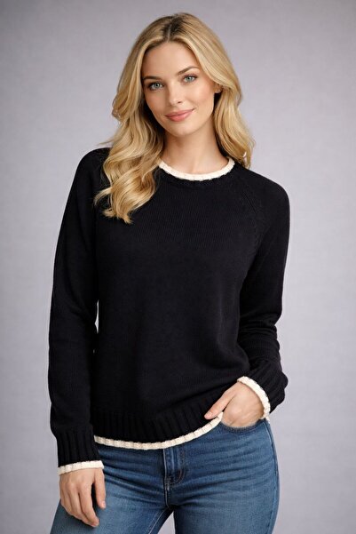 banessa Pulover Trendy pentru femei, cu gât crew, din tricot, sezon nou