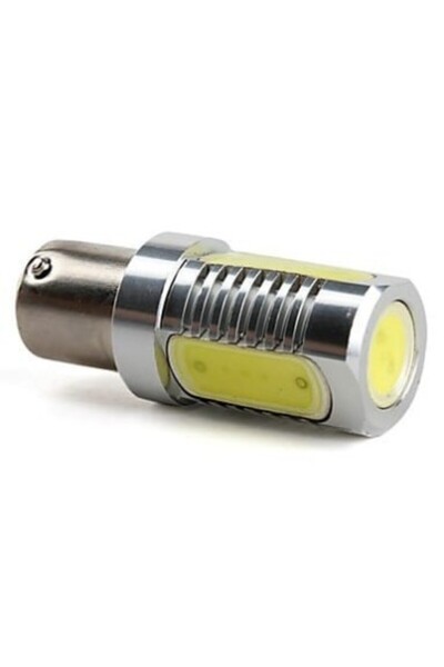 Xenon Bright Lampă auto LED BAU15S galbenă de mare putere cu pini asimetrici ...