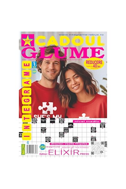 ELIXIR PRESS The Gift of Crosswords with Jokes No. 1