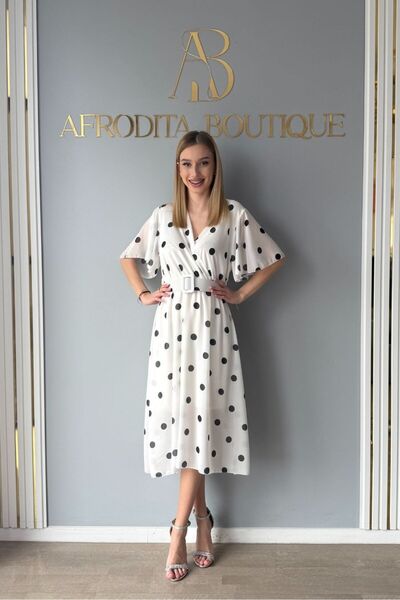 Afrodita Boutique Polka Dot Dress