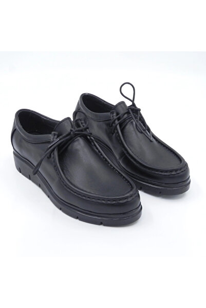 ZAZAMAG Women's shoes with orthopedic soles, Black, made of natural leather, Ira