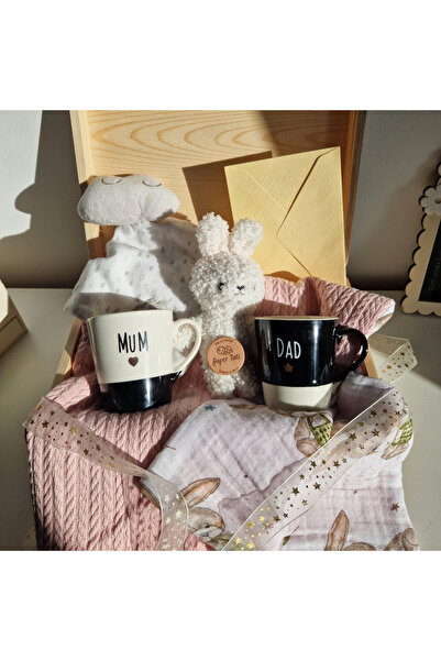 Miraboo Πολυτελές Δώρο σε Ξύλινο Κουτί για Νεογέννητο και Γονείς, Νομίσματος ...